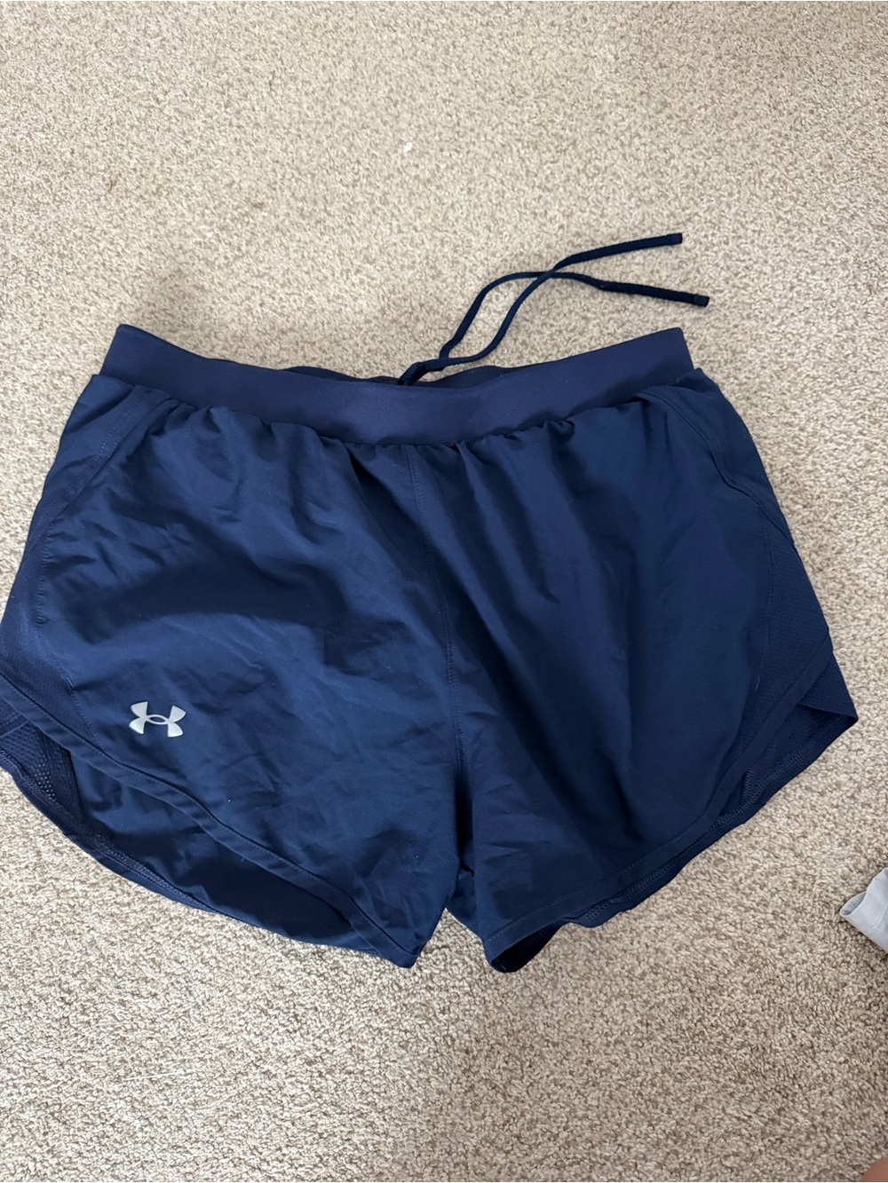 Under Armour Navy Women's Athletic Running Shorts